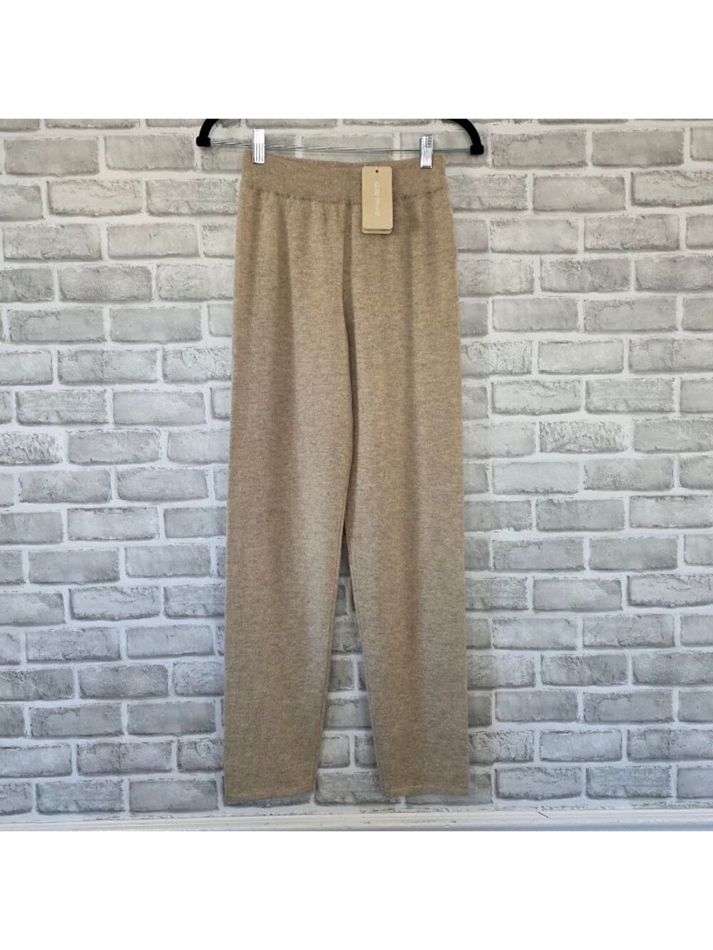 Gobi Organic Mongolian Cashmere Lounge Pants Small NWT Sand Quiet Luxury Minimal